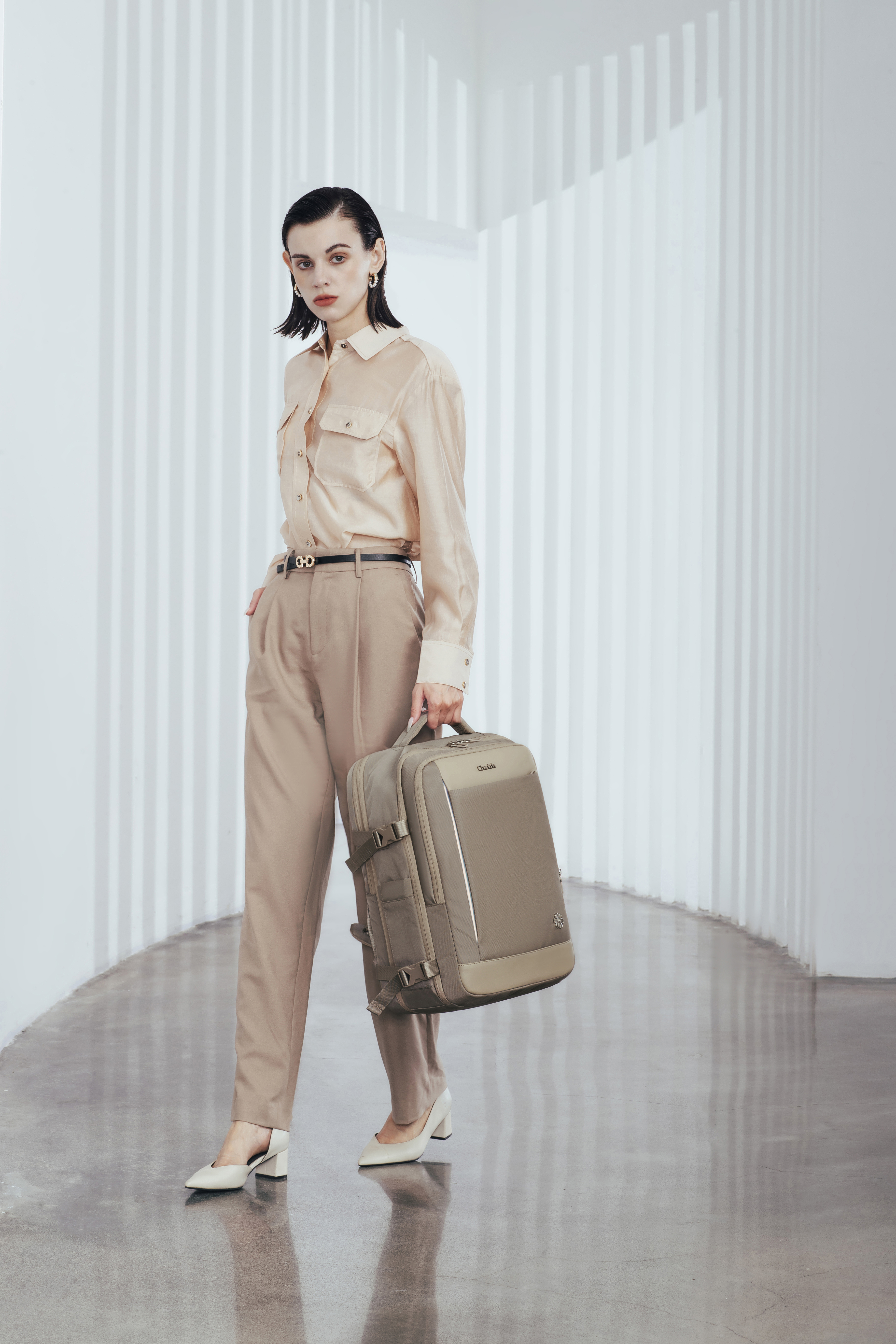 Rygsæk til kvinder; Chantria CB00606 Khaki