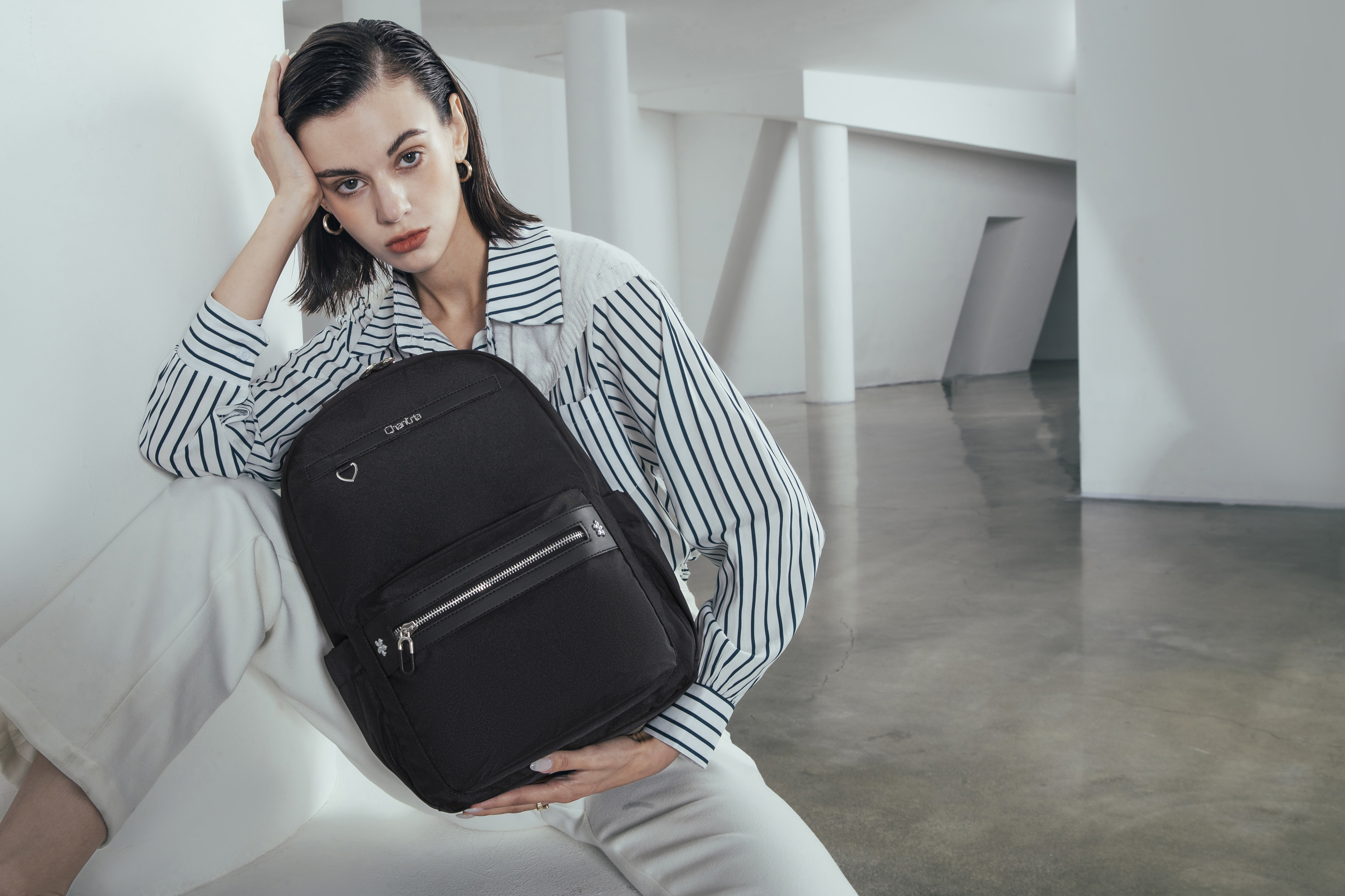 Rygsæk til kvinder; Chantria CB649 black