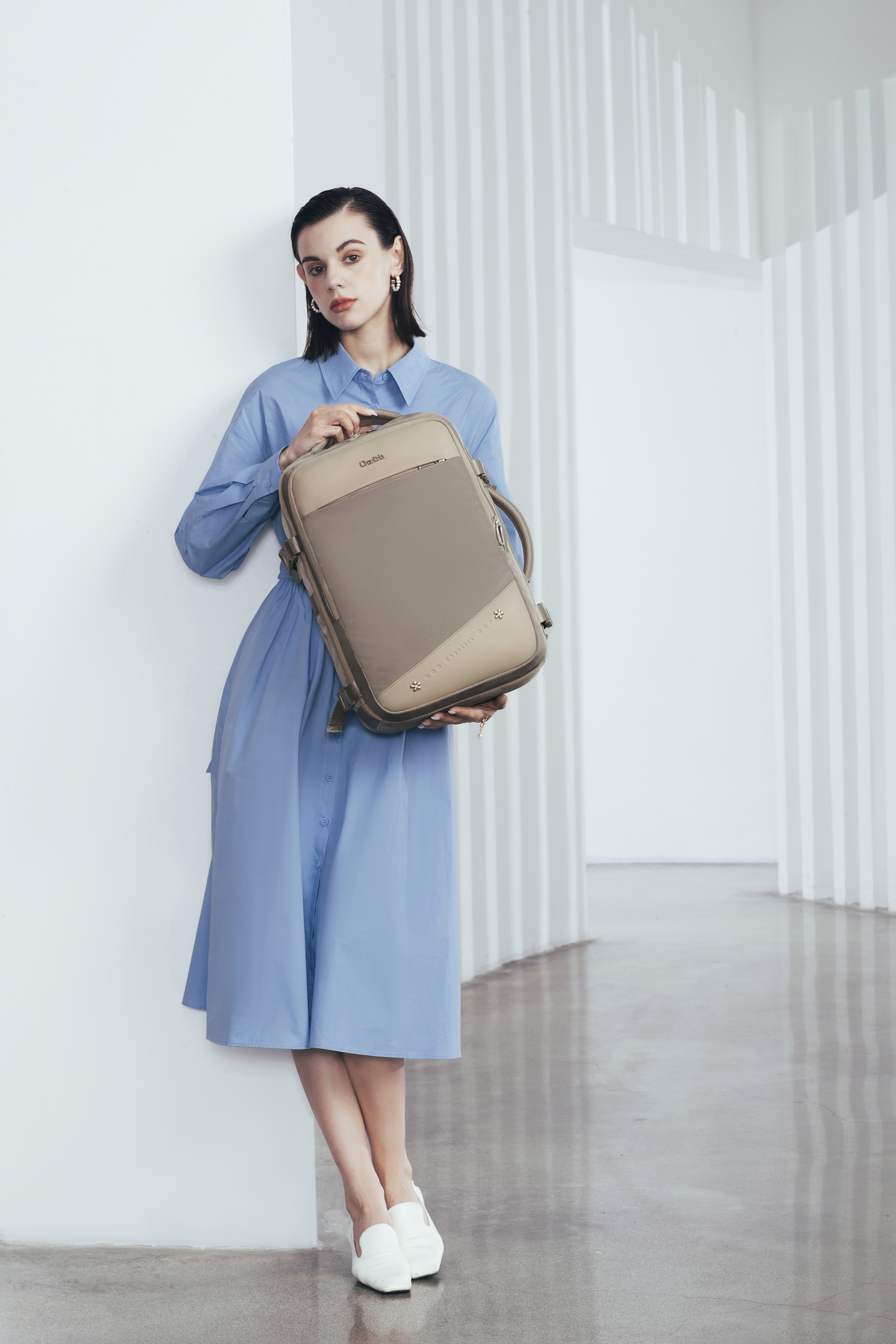 Rygsæk til kvinder; Chantria CB00641 Khaki