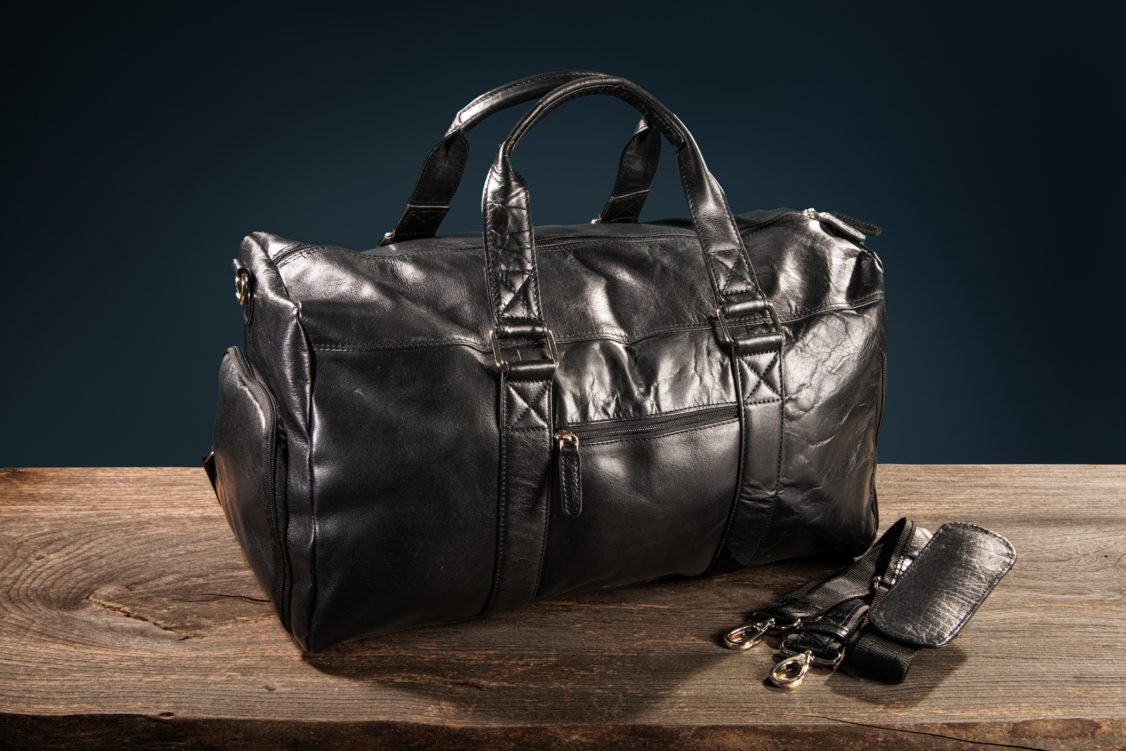 Arctic Hunter HU842665 rejsetaske i skind model