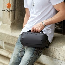 Crossover mavebltetaske model Y00020 - Vandtt - Sort - Arctic Hunter