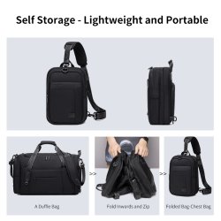 Rejsetaske - Sort - Arctic Hunter, model LX00521