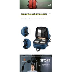 Sportstaske - Polyester - Arctic Hunter, model B00391