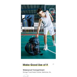 Sportstaske - Polyester - Arctic Hunter, model B00391