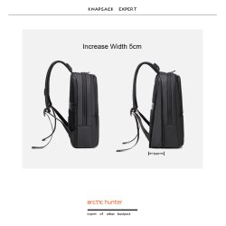 Rygsk - Vandtt - 14,1" Sort - Arctic Hunter, model B00529