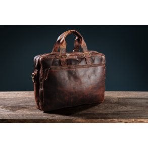 Luxus Computertaske - Bffel lder - Arctic Design