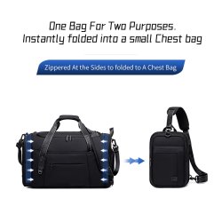 Rejsetaske - Sort - Arctic Hunter, model LX00521