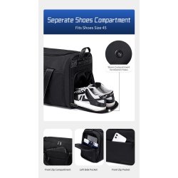 Rejsetaske - Sort - Arctic Hunter, model LX00521