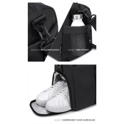 Sportstaske - Sort - Arctic Hunter, model LX 537