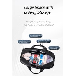 LXB00842 Black dufflebag