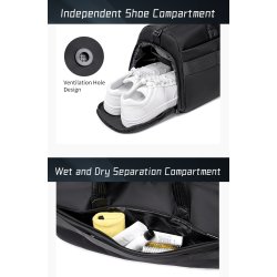 LXB00834 Black dufflebag