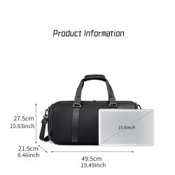 LXB00834 Black dufflebag