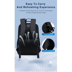 B00670 computer business rygsk black