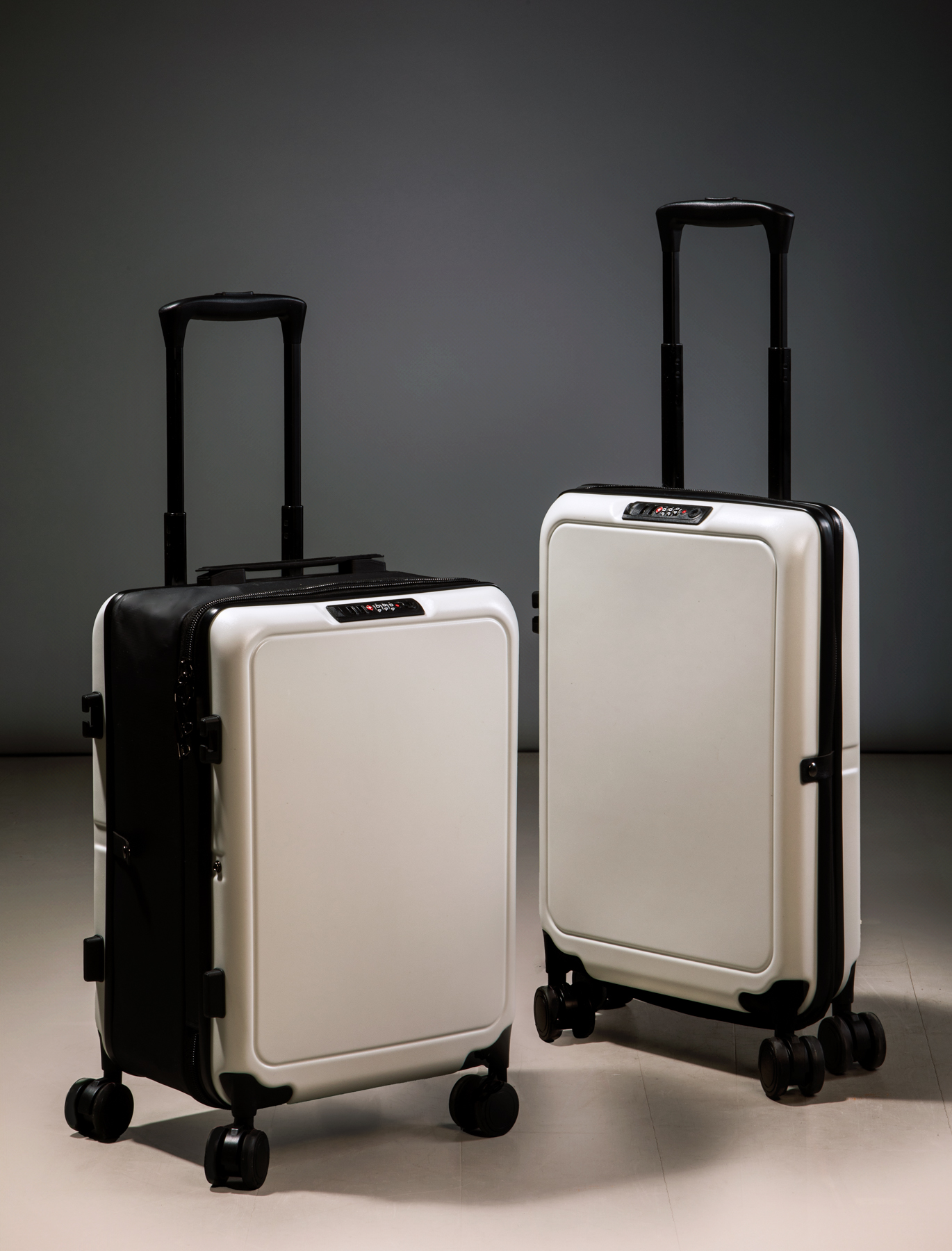 Arctic Hunter rejsetrolley 2424 10, hvid 2424 10 Hvid polyester