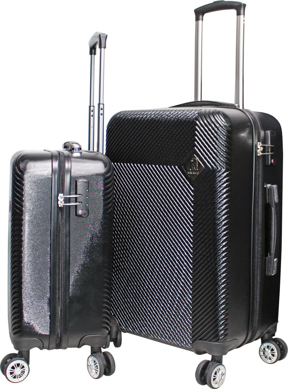 Kuffertsæt - Sort trolley - 19" & 24" - Arctic Travel